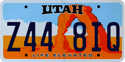 UT license plate Z448IQ