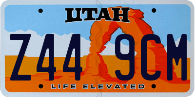 UT license plate Z449CM