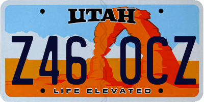 UT license plate Z460CZ