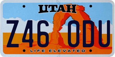 UT license plate Z460DU
