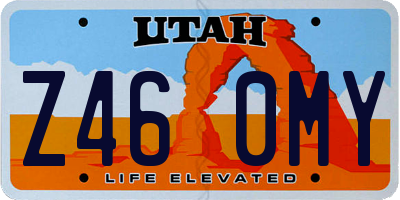 UT license plate Z460MY