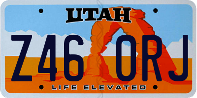 UT license plate Z460RJ