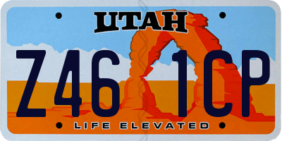 UT license plate Z461CP