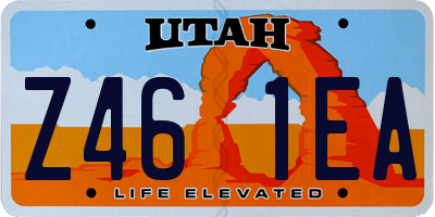 UT license plate Z461EA