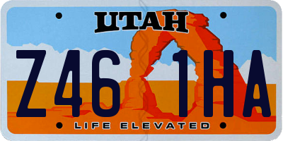 UT license plate Z461HA