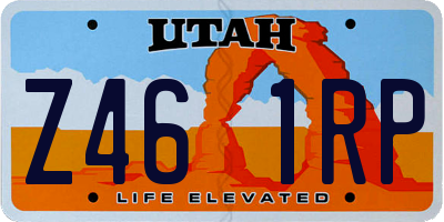 UT license plate Z461RP