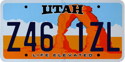 UT license plate Z461ZL