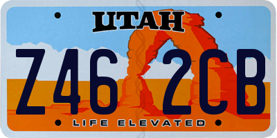 UT license plate Z462CB