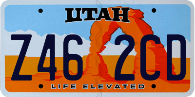 UT license plate Z462CD