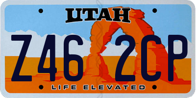 UT license plate Z462CP