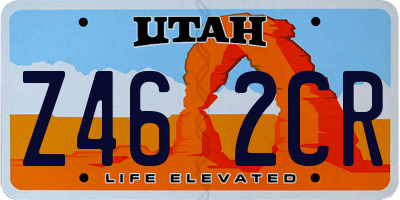 UT license plate Z462CR