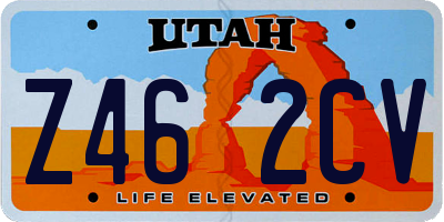 UT license plate Z462CV