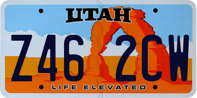 UT license plate Z462CW