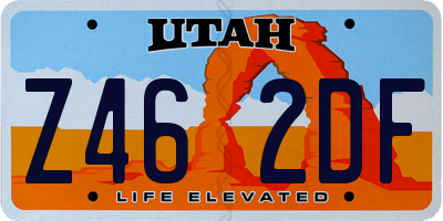 UT license plate Z462DF