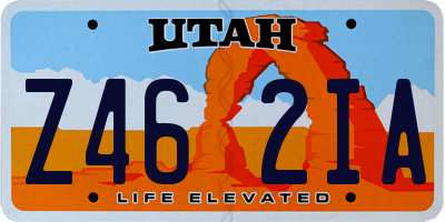UT license plate Z462IA