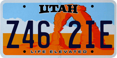 UT license plate Z462IE