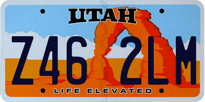 UT license plate Z462LM