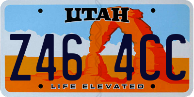 UT license plate Z464CC