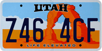 UT license plate Z464CF