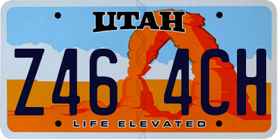 UT license plate Z464CH