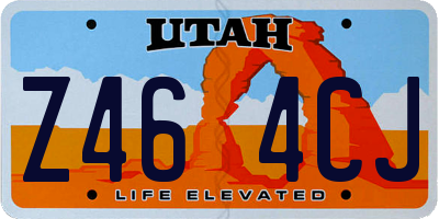 UT license plate Z464CJ