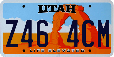 UT license plate Z464CM