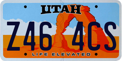 UT license plate Z464CS