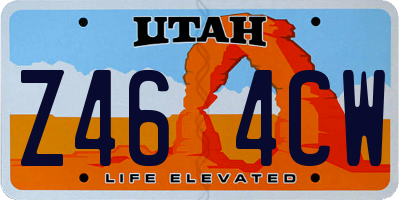 UT license plate Z464CW