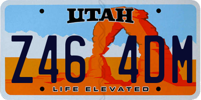UT license plate Z464DM