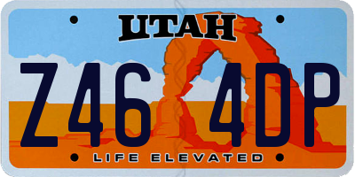 UT license plate Z464DP