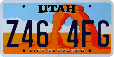 UT license plate Z464FG