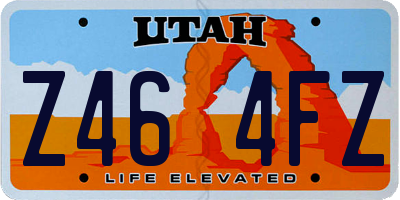 UT license plate Z464FZ
