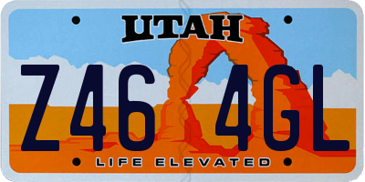 UT license plate Z464GL