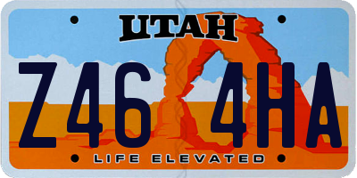 UT license plate Z464HA