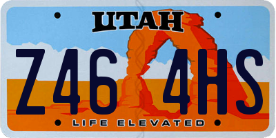 UT license plate Z464HS