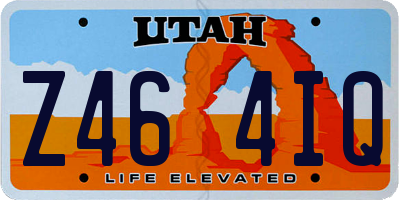 UT license plate Z464IQ
