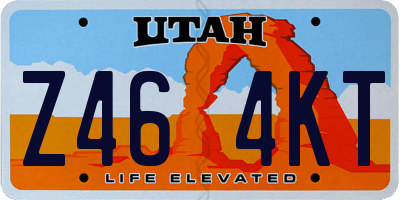UT license plate Z464KT
