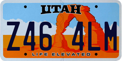 UT license plate Z464LM