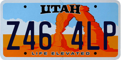 UT license plate Z464LP