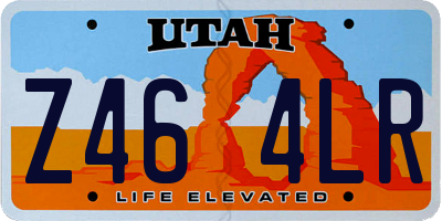UT license plate Z464LR