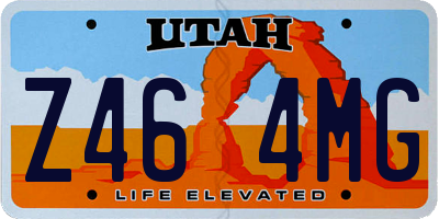 UT license plate Z464MG