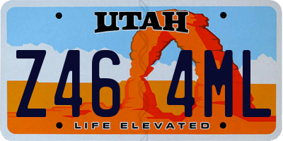 UT license plate Z464ML