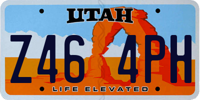 UT license plate Z464PH
