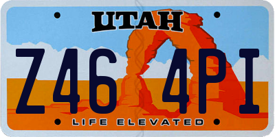 UT license plate Z464PI