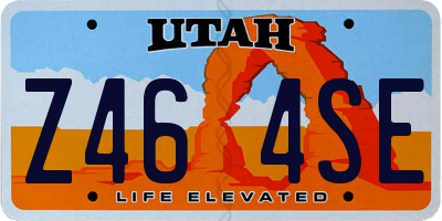 UT license plate Z464SE