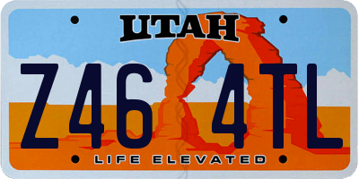 UT license plate Z464TL