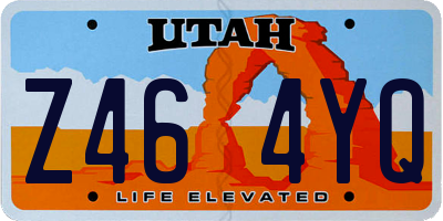 UT license plate Z464YQ