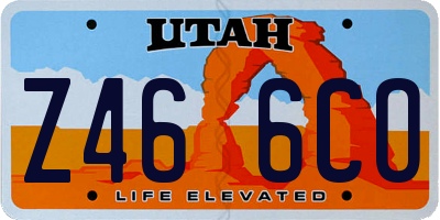 UT license plate Z466CO