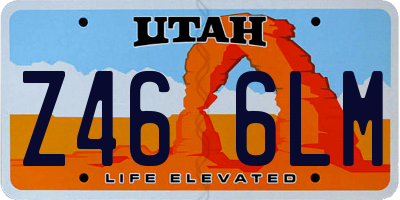 UT license plate Z466LM