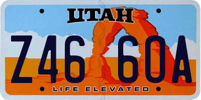 UT license plate Z466OA
